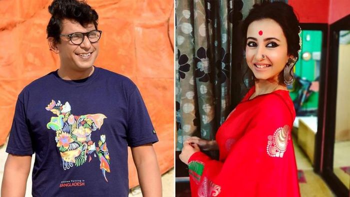 চঞ্চল চৌধুরী ও মনামী ঘোষ (ছবি: ফেসবুক)