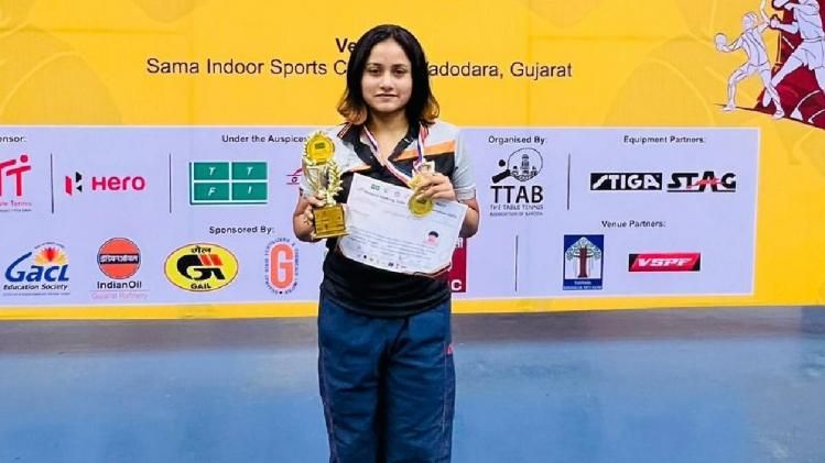 জাতীয় TT চ্যাম্পিয়নশিপে সোনা বাংলার মৌমিতার, হারালেন প্রাক্তন চ্যাম্পিয়নকে 