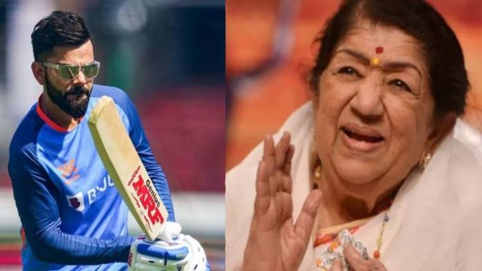 বিরাট কোহলি ও লতা মঙ্গেশকর