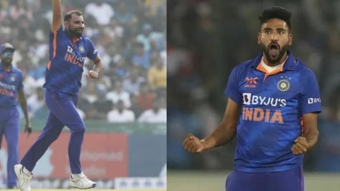 মহম্মদ শামি ও মহম্মদ সিরাজ