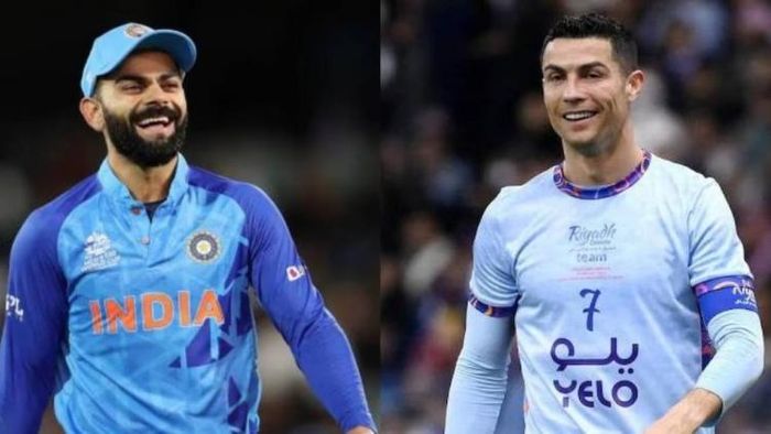 বিরাট কোহলি ও ক্রিশ্চিয়ানো রোনাল্ডো