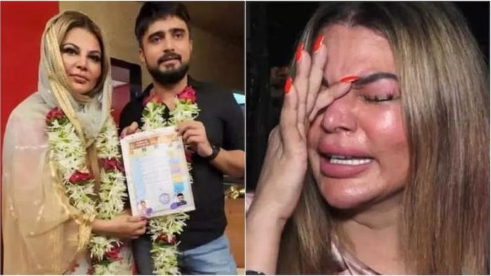 অভিনেত্রী রাখী সাওয়ান্ত ও আদিল খান দুরানি