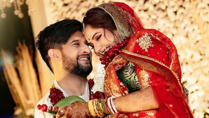 বিয়ের দিন নীল-তৃণা ছবি সৌজন্যে: ইনস্টাগ্রাম