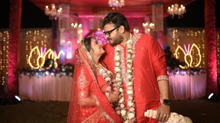 সুদীপ্তা চক্রবর্তীর বিয়ের সাজে ছবি সৌজন্যে: ইনস্টাগ্রাম