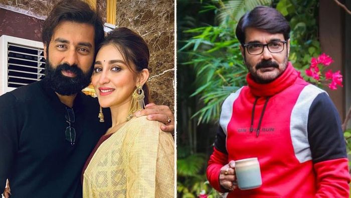 অঙ্কুশ হাজরা-ঐন্দ্রিলা এবং প্রসেনজিৎ ছবি সৌজন্যে: ইনস্টাগ্রাম