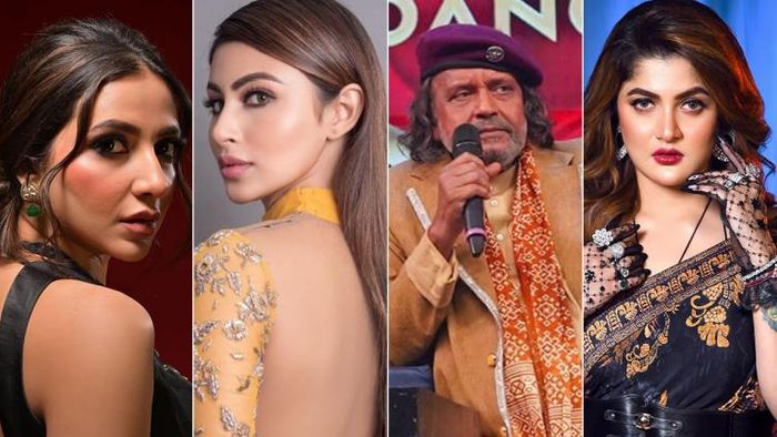 শুভশ্রী, মৌনী, মিঠুন, শ্রাবন্তী (বাম দিক থেকে)