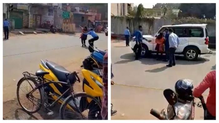 ঘটনার মুহূর্তের স্ক্রিনশট