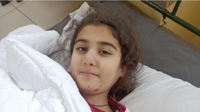 উদ্ধার হওয়া বালিকা।