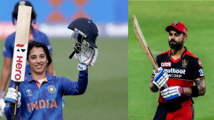 স্মৃতি মন্ধনা ও বিরাট কোহলি