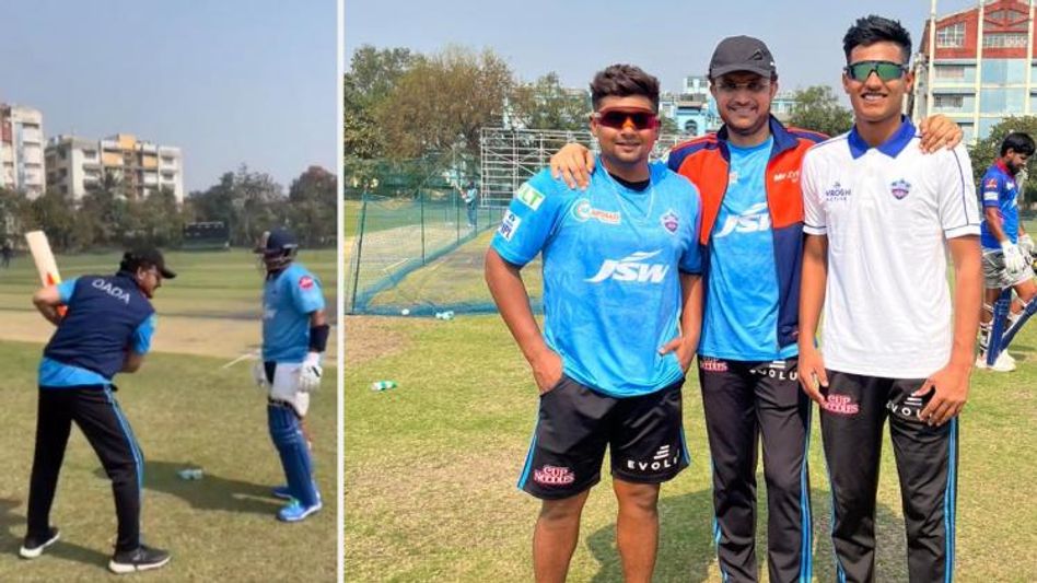 কলকাতায় পৃথ্বী-ইশান্তদের হাতে ধরে শেখাচ্ছেন সৌরভ, গুরুর ভূমিকায় মহারাজ কলকাতায় পৃথ্বী-ইশান্তদের হাতে ধরে শেখাচ্ছেন সৌরভ, গুরুর ভূমিকায় মহারাজ