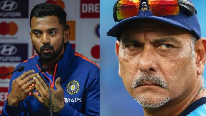 কেএল রাহুল ও রবি শাস্ত্রী