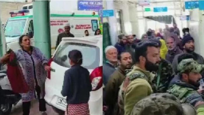 পুলওয়ামায় জঙ্গি হামলা।