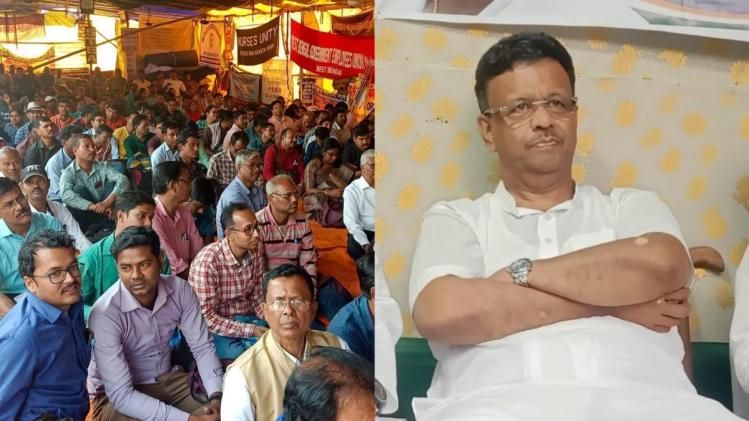 'আপনি দেশত্যাগ করুন', ফিরহাদকে পাল্টা আক্রমণ  ডিএ আন্দোলনকারীদের  