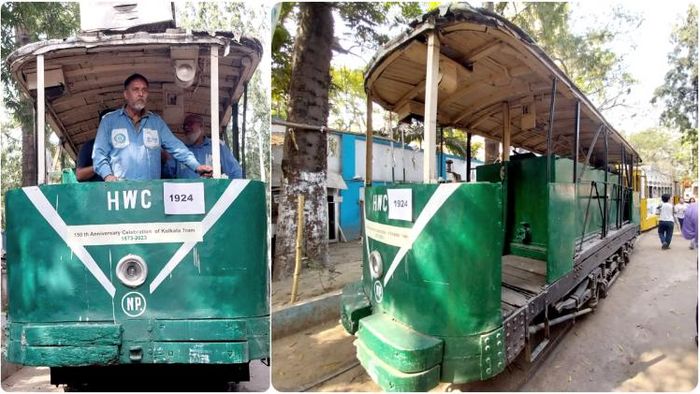 কলকাতা ট্রামের ইতিহাসকে চিত্রিত করে ৪-৫টি ডাবল বগি ট্রাম শহরের পথে নেমেছে বেশ কয়েক দশক পর।