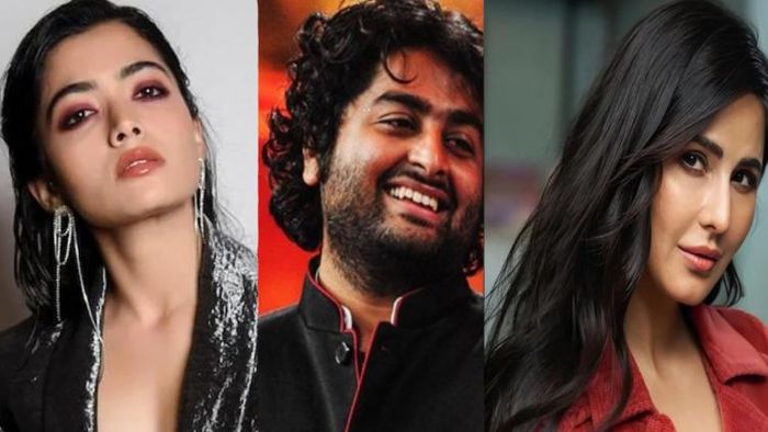 রস্মিকা মন্ধনা, অরিজিৎ সিং ও ক্যাটরিনা কাইফ