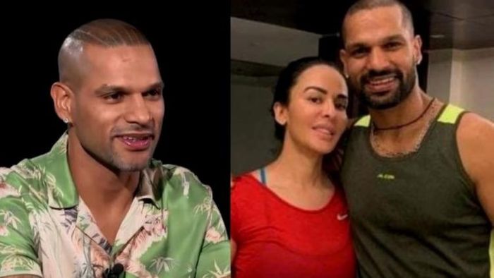 শীখর ধাওয়ান ও আয়েশা মুখোপাধ্যায়