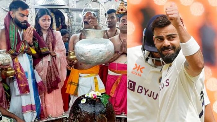 মহাকালেশ্বর মন্দিরে পুজো বিরাট-অনুষ্কা