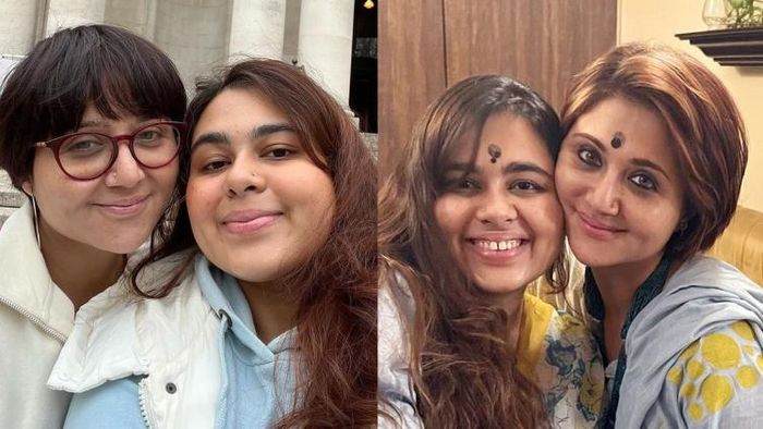 স্বস্তিকা ও মেয়ে অন্বেষা ছবি সৌজন্যে: ইনস্টাগ্রাম