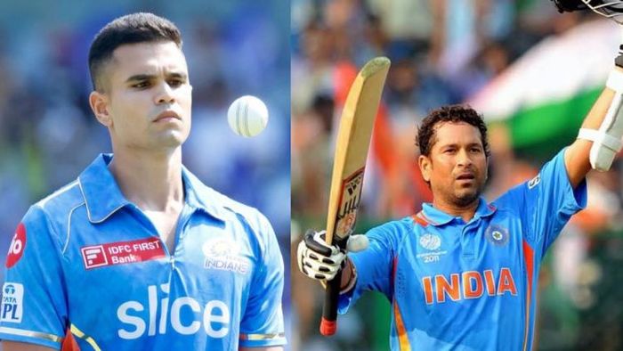 অর্জুন তেন্ডুলকর ও সচিন তেন্ডুলকর