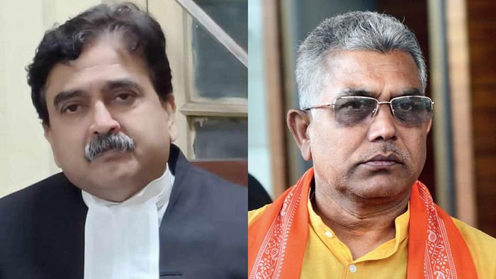 বিচারপতি অভিজিৎ গঙ্গোপাধ্যায় ও দিলীপ ঘোষ