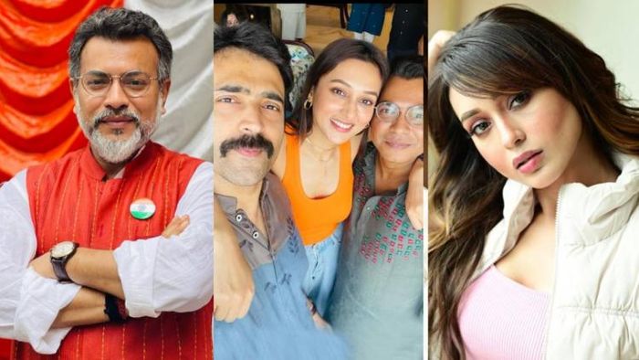 মিমি-রুদ্রনীল এক ফ্রেমে ধরা দিলেন