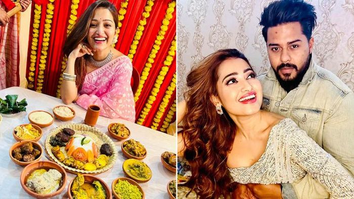 সুদীপ্তা বন্দ্যোপাধ্যায় ও সৌম্য বক্সী (ছবি: ফেসবুক)