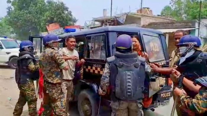 উত্তপ্ত কালিয়াচক। ফাইল ছবি।