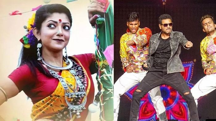 দেবলীনার রঙ্গবতী গানে পা মেলালেন প্রভুদেবা