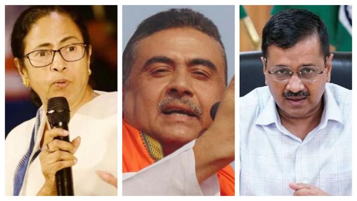 মমতা বন্দ্যোপাধ্যায় ও অরবিন্দ কেজরিওয়ালকে নিশানা শুভেন্দু অধিকারীর