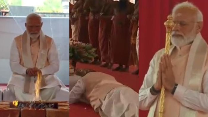 ইতিহাস গড়ে নতুন সংসদ ভবনের উদ্বোধন করলেন মোদী