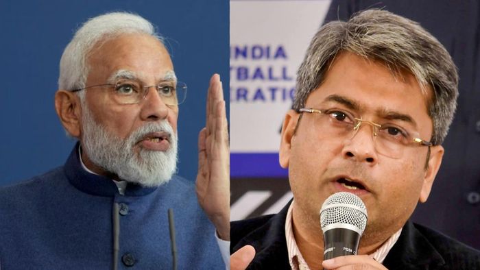 নরেন্দ্র মোদী ও কল্যাণ চৌবে