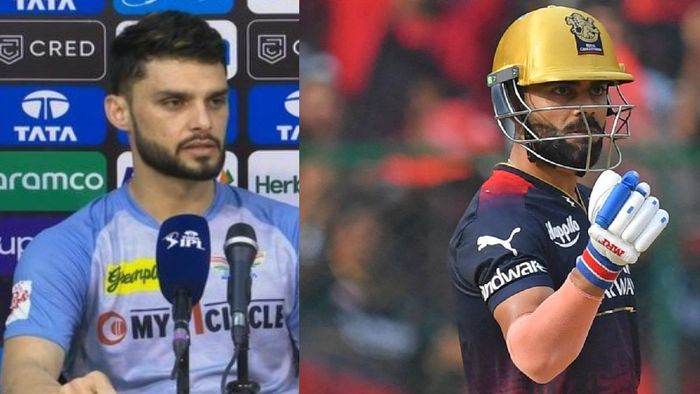 নবীন উল হক ও বিরাট কোহলি