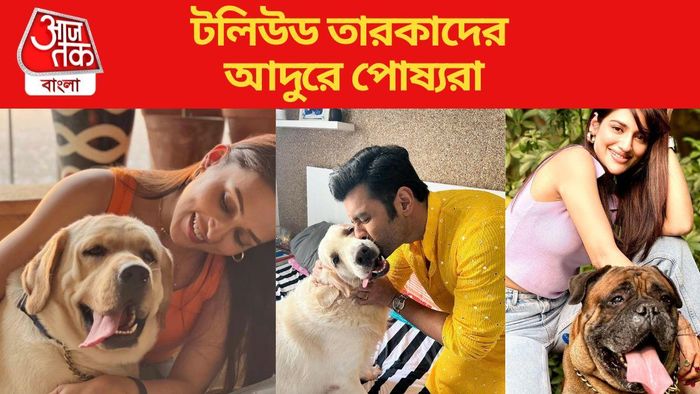 টলিউড তারকাদের পোষ্যপ্রেম