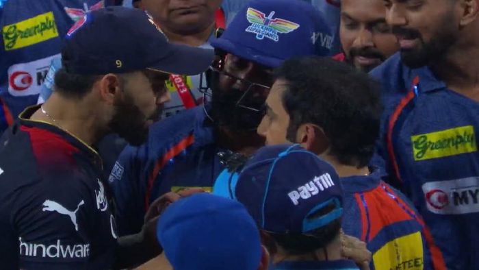 বিরাট কোহলি ও গৌতম গম্ভীর