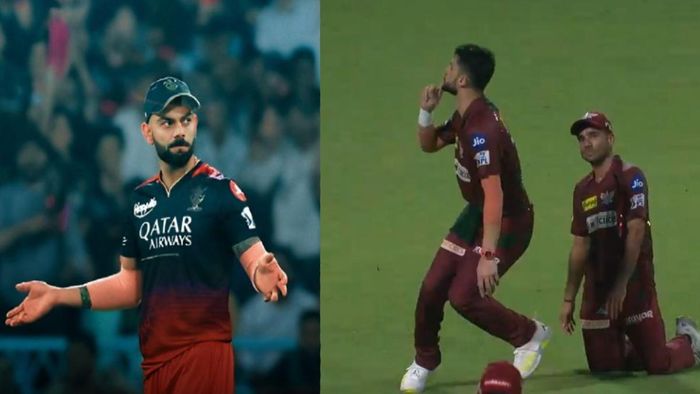 বিরাট কোহলি ও নবীন উল হক