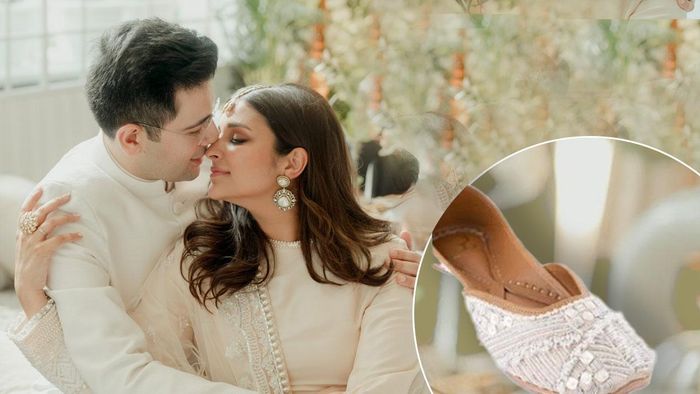 এত সস্তার জুতো পরে বাগদানের অনুষ্ঠানে পরিণীতি চোপড়া