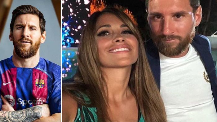 লিওনেল মেসি ও আন্তোলিনা