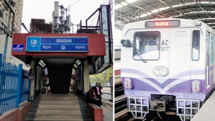 বন্ধ কলকাতা মেট্রো।