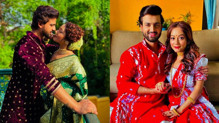 অভিনেতা রুদ্রজিৎ মুখোপাধ্যায় ও প্রমিতা চক্রবর্তী (ছবি: ফেসবুক)