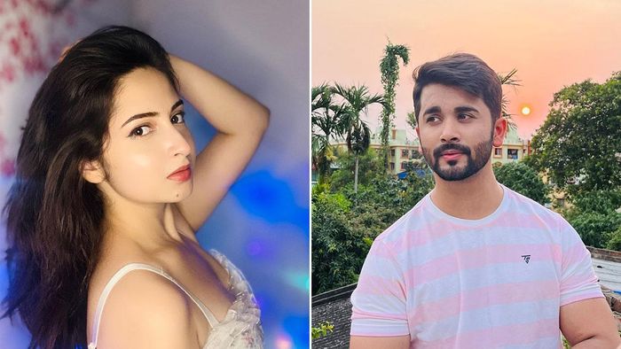 অভিনেতা শ্রীমা ভট্টাচার্য ও ইন্দ্রনীল চট্টোপাধ্যায় (ছবি: ফেসবুক)