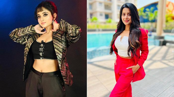 সৌমিতৃষা কুণ্ডু ও দেবচন্দ্রিমা সিংহ রায় (ছবি: ফেসবুক)