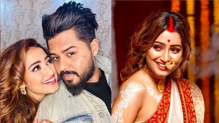 সুদীপ্তা বন্দ্যোপাধ্যায় ও সৌম্য বক্সী (ছবি: ফেসবুক)