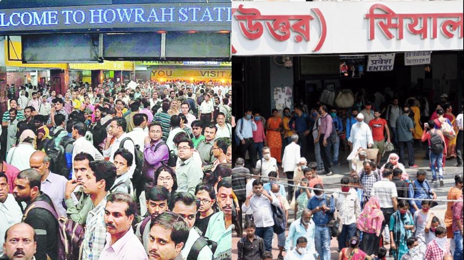 থিকথিকে ভিড় হাওড়া-শিয়ালদায়, TMC কর্মী-সমর্থকদের জন্য কী কী স্পেশাল ব্যবস্থা? থিকথিকে ভিড় হাওড়া-শিয়ালদায়, TMC কর্মী-সমর্থকদের জন্য কী কী স্পেশাল ব্যবস্থা?