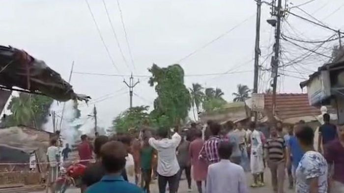 গণনার শুরুতেই ডায়মন্ড হারবারে অশান্তি