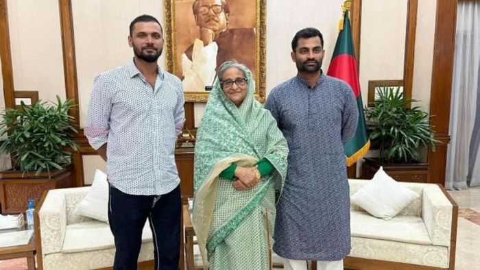 মাশরাফি মোর্তাজা, শেখ হাসিনার সঙ্গে তামিম ইকবাল