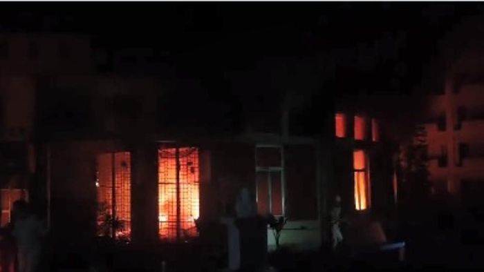 খড়গপুর আইআইটিতে আগুন