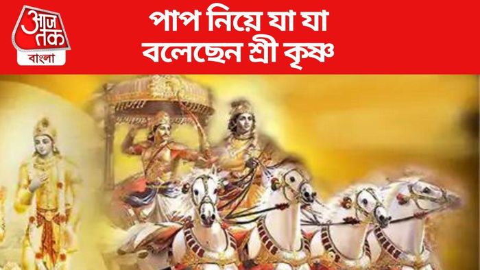 পাপ নিয়ে যা যা বলেছেন শ্রী কৃষ্ণ