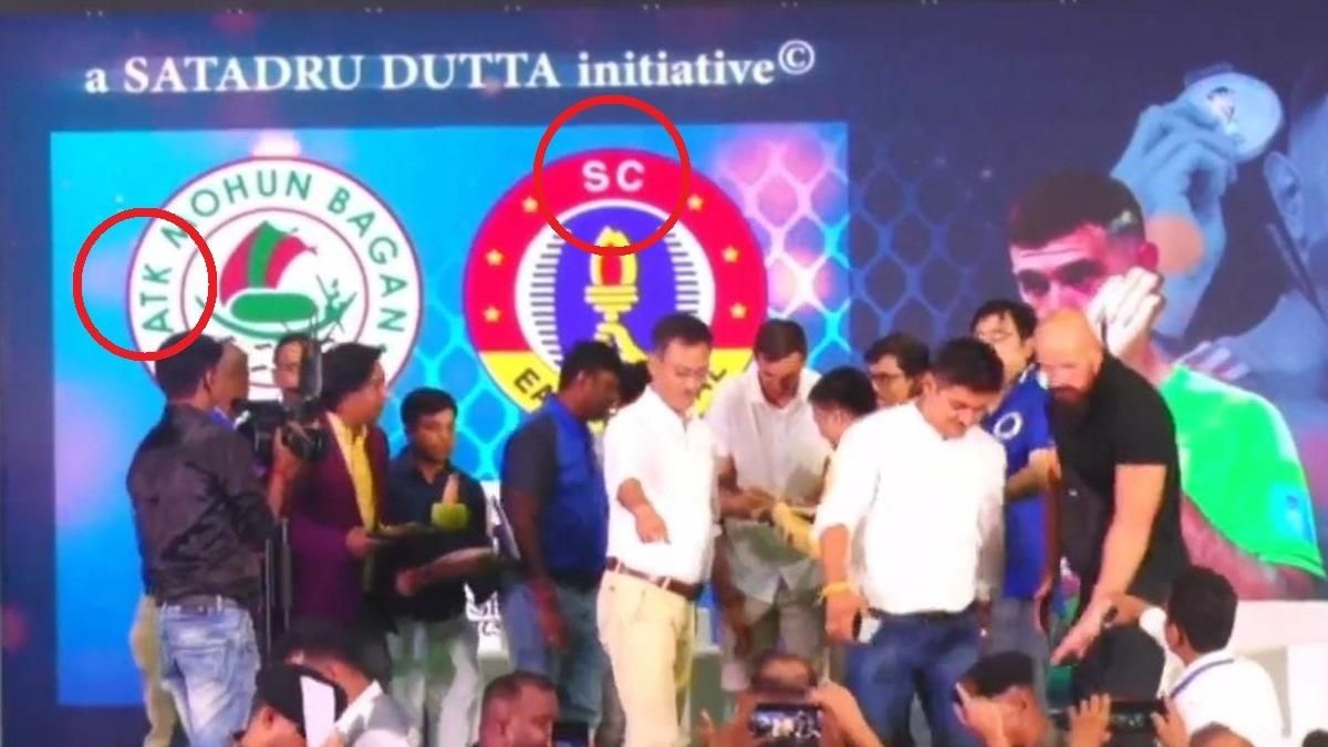 মোহনবাগান ও ইস্টবেঙ্গলের লোগো বিভ্রাট