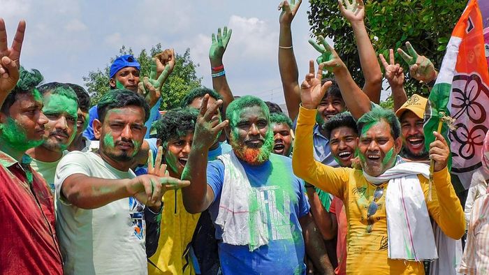 ত্রিস্তরীয় পঞ্চায়েত ভোটে সব স্তরেই তৃণমূল কংগ্রেসের প্রাধান্য