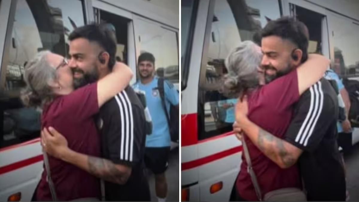 বিরাটকে স্নেহের চুমু, জড়িয়ে ধরে কাঁদলেন ও: ইন্ডিজ ক্রিকেটারের মা; VIDEO 